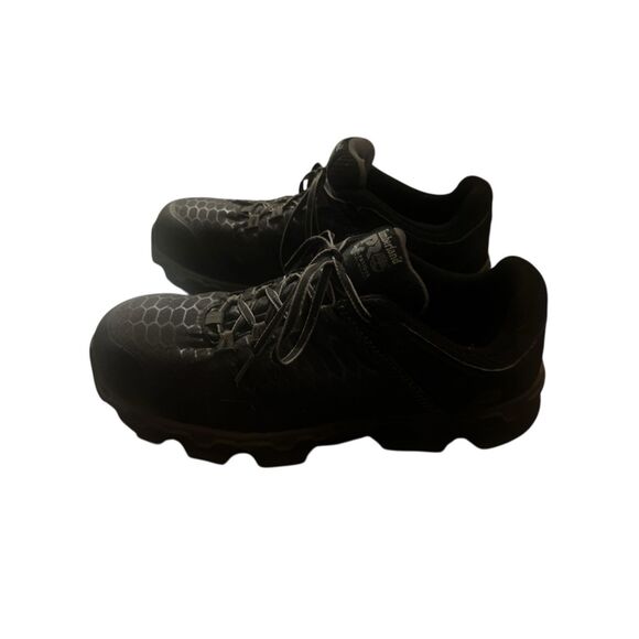 ✨TIMBERLAND PRO MEN'S POWERTRAIN SPORT ALLOY TOE SZ 10.5 SHOES✨ - Picture 9 of 12